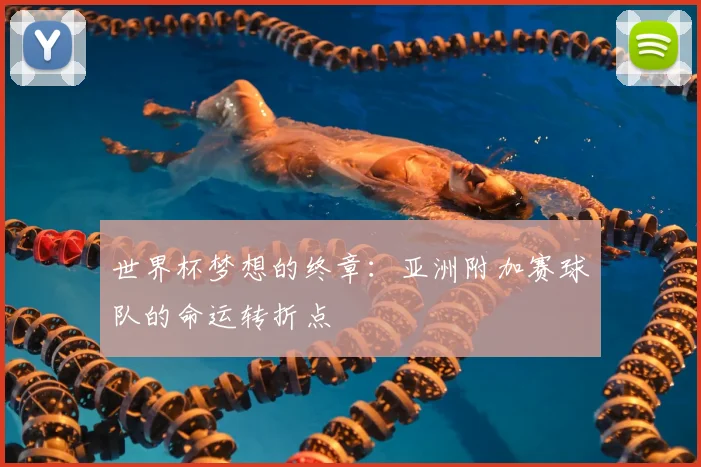 世界杯梦想的终章:亚洲附加赛球队的命运转折点