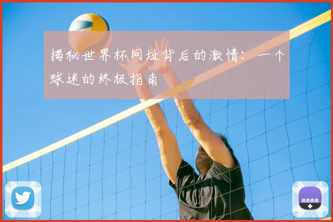 揭秘世界杯网址背后的激情：一个球迷的终极指南